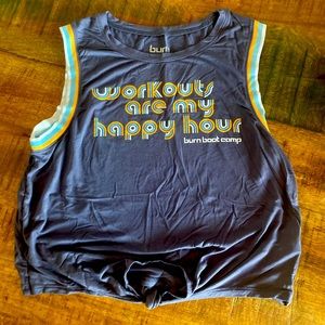 Burn bootcamp crop top Medium